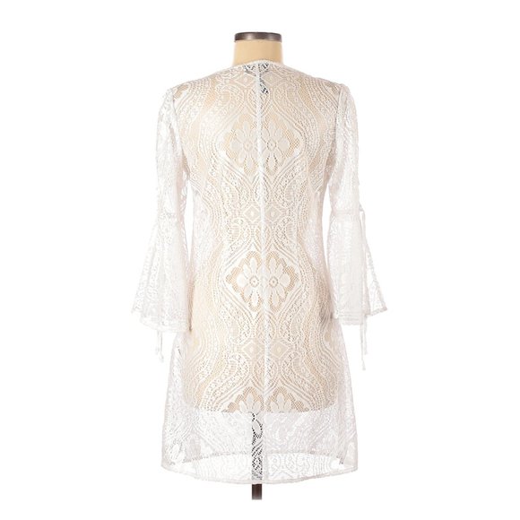 Laundry Shelli Segal White Crochet Beach Swim Cove - Picture 2 of 2